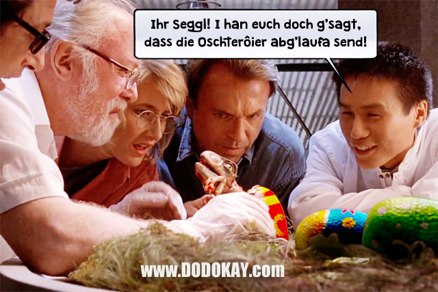 Dodokay Jurassic Park Ostern Velociraptor Dodokay Jurassic Park Ostern Velociraptor
