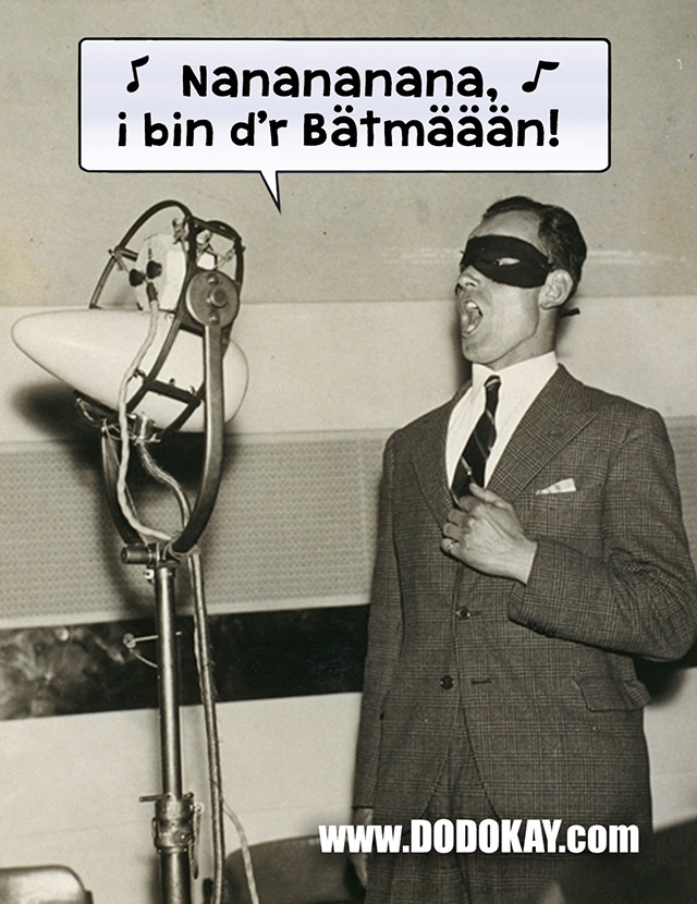 Dodokay Batman Mikrofon Maske